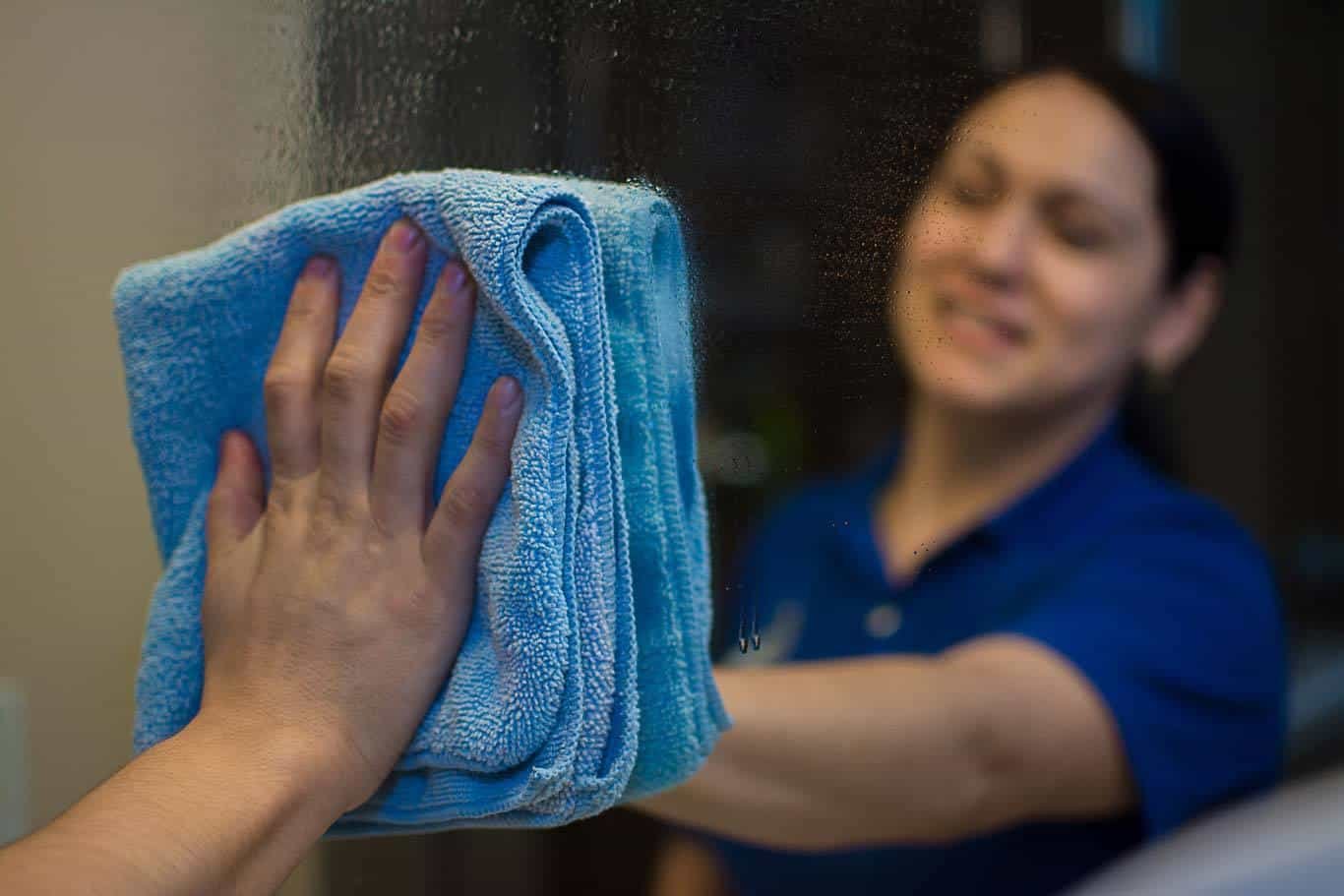 One-Time Services 2 Bee Maids professional House Cleaning technician at work